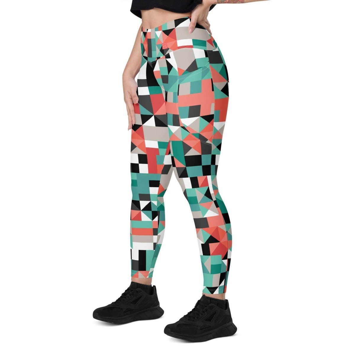 Pixel Clash Leggings - unik.fashion