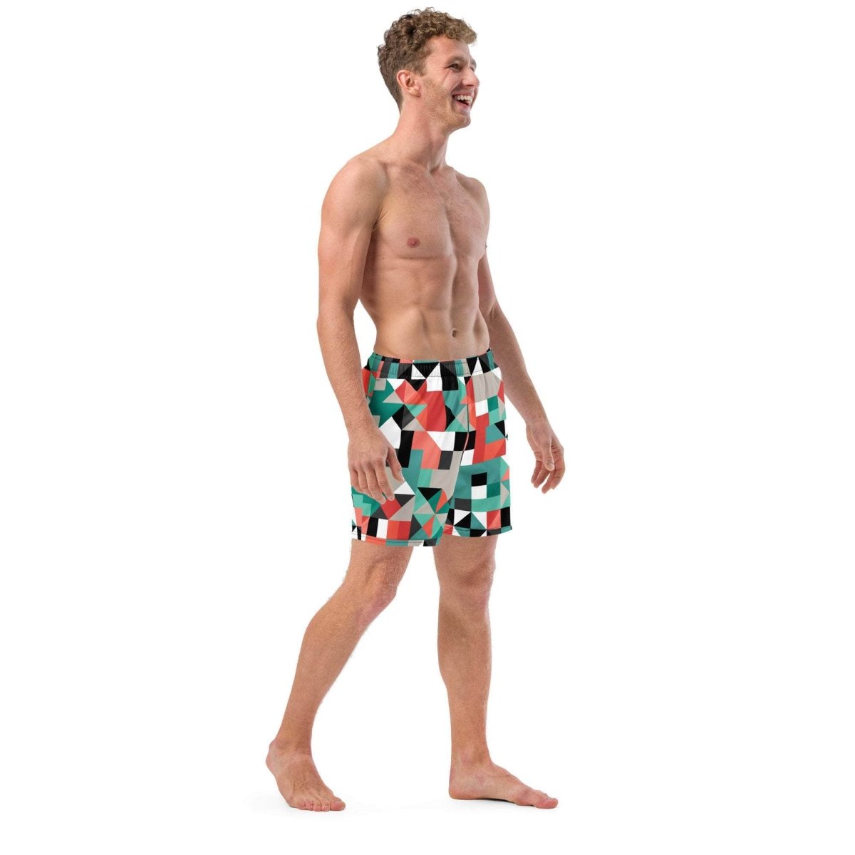 unik.fashion Pixel Clash Swim Trunks