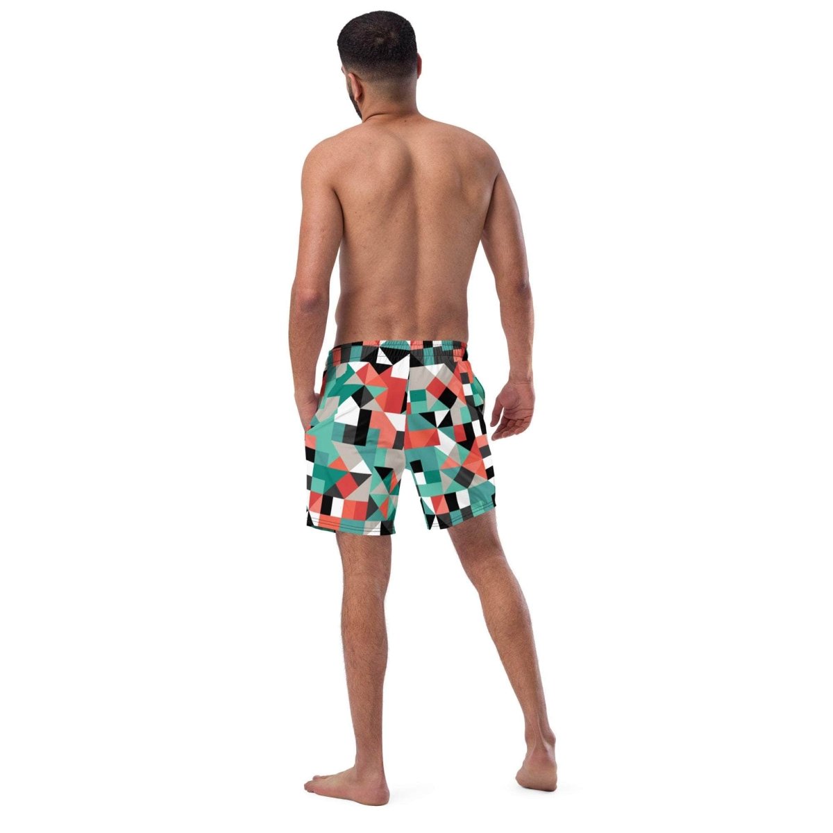 unik.fashion Pixel Clash Swim Trunks
