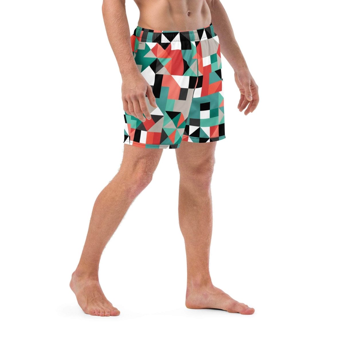 unik.fashion Pixel Clash Swim Trunks