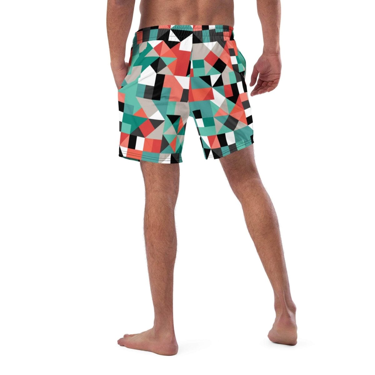 unik.fashion Pixel Clash Swim Trunks