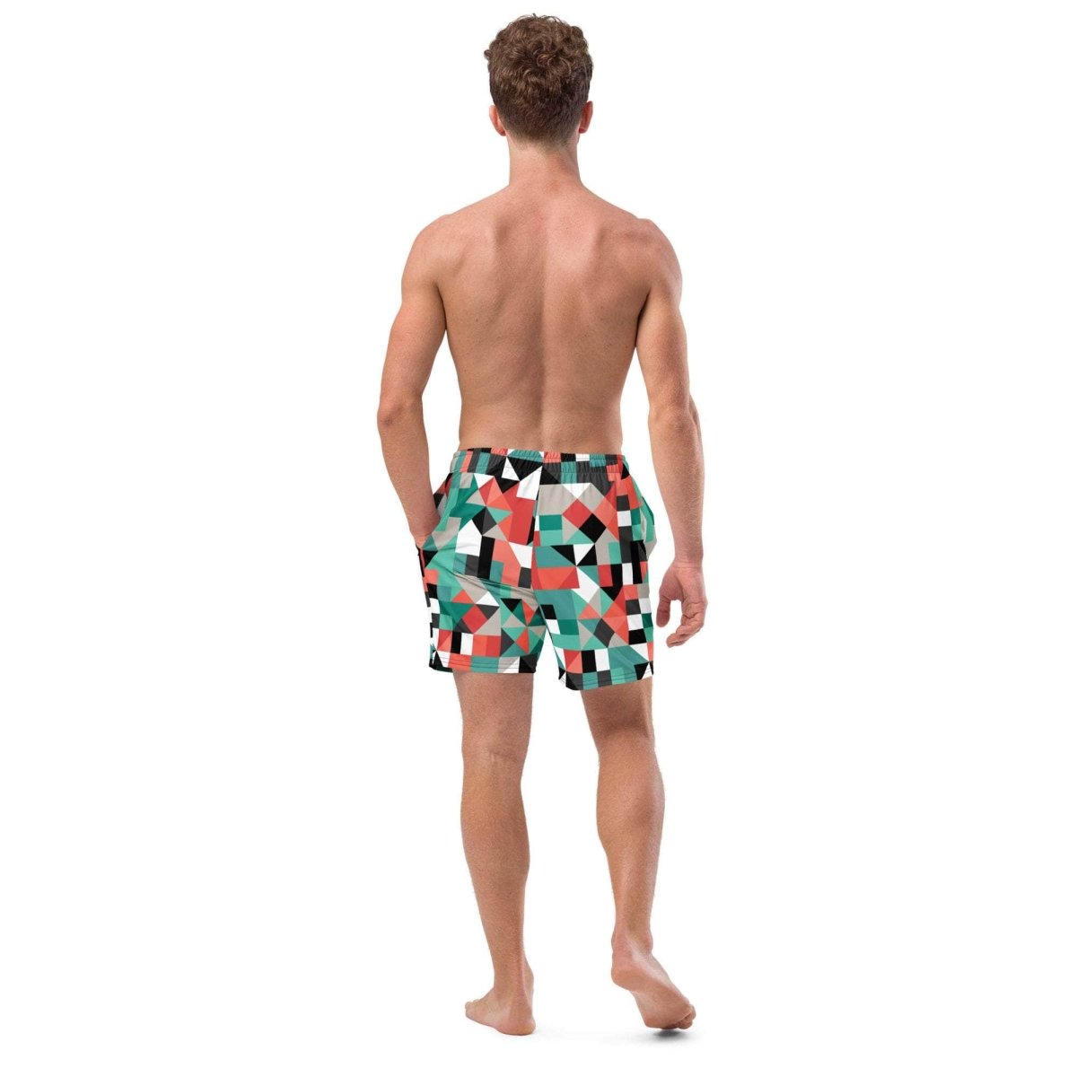 unik.fashion Pixel Clash Swim Trunks