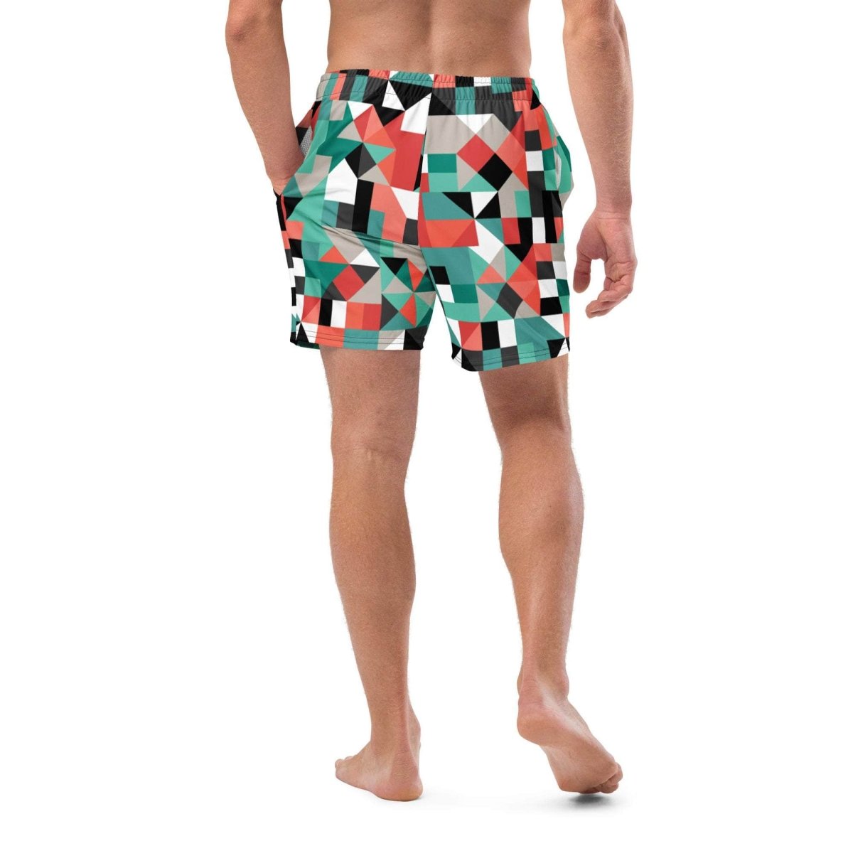unik.fashion Pixel Clash Swim Trunks