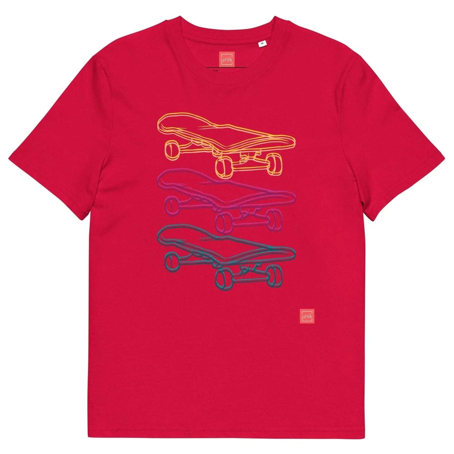 unik.fashion Red / S Skate t-shirt