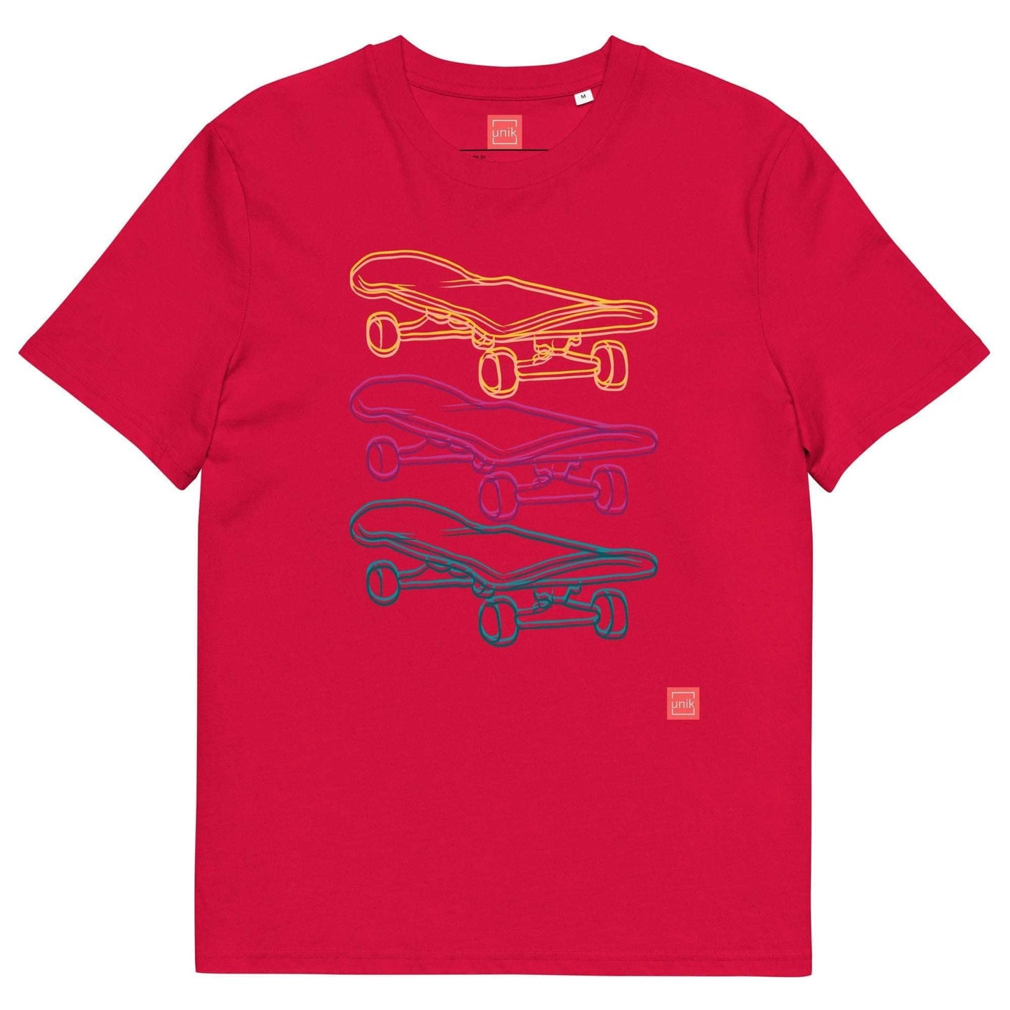 unik.fashion Red / S Skate t-shirt
