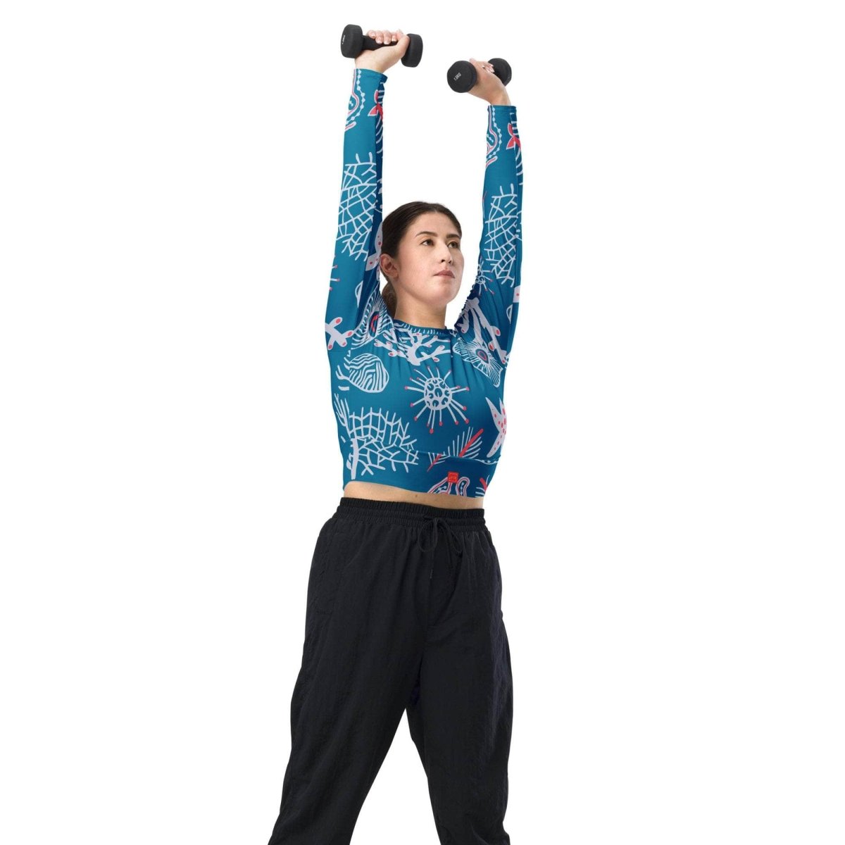 unik.fashion Reef Glow crop top