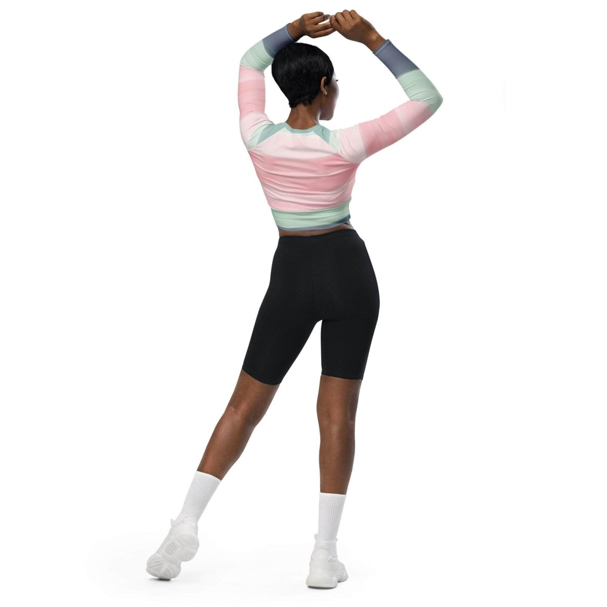 unik.fashion Sunset Foam crop top