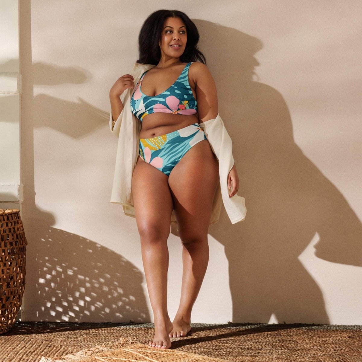 unik.fashion Tropic Tide high-waisted
