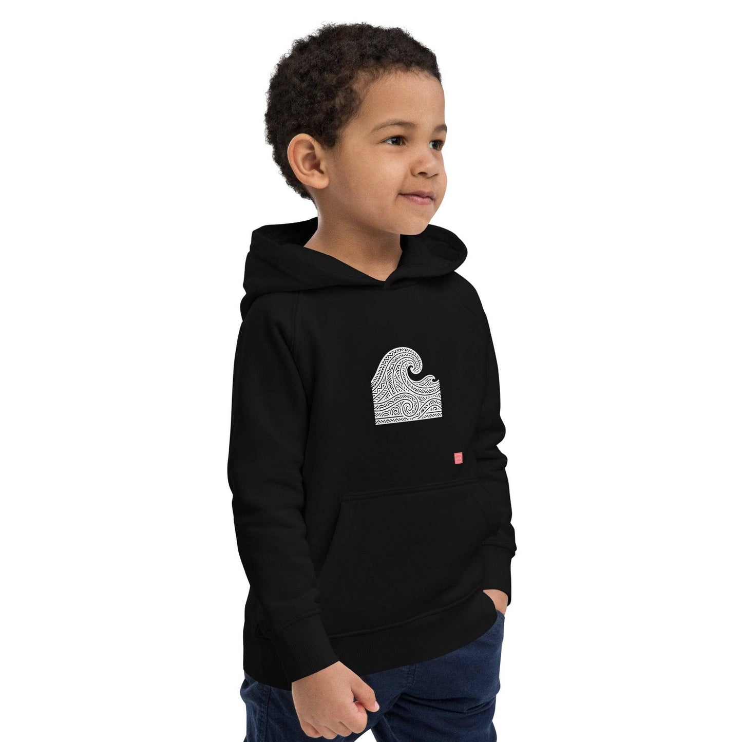 Waves kids eco hoodie - unik.fashion