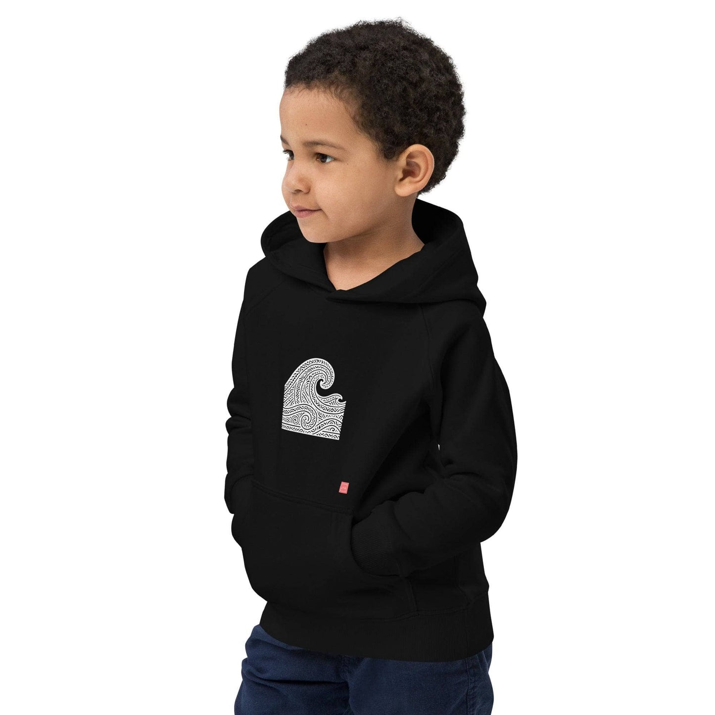 Waves kids eco hoodie - unik.fashion