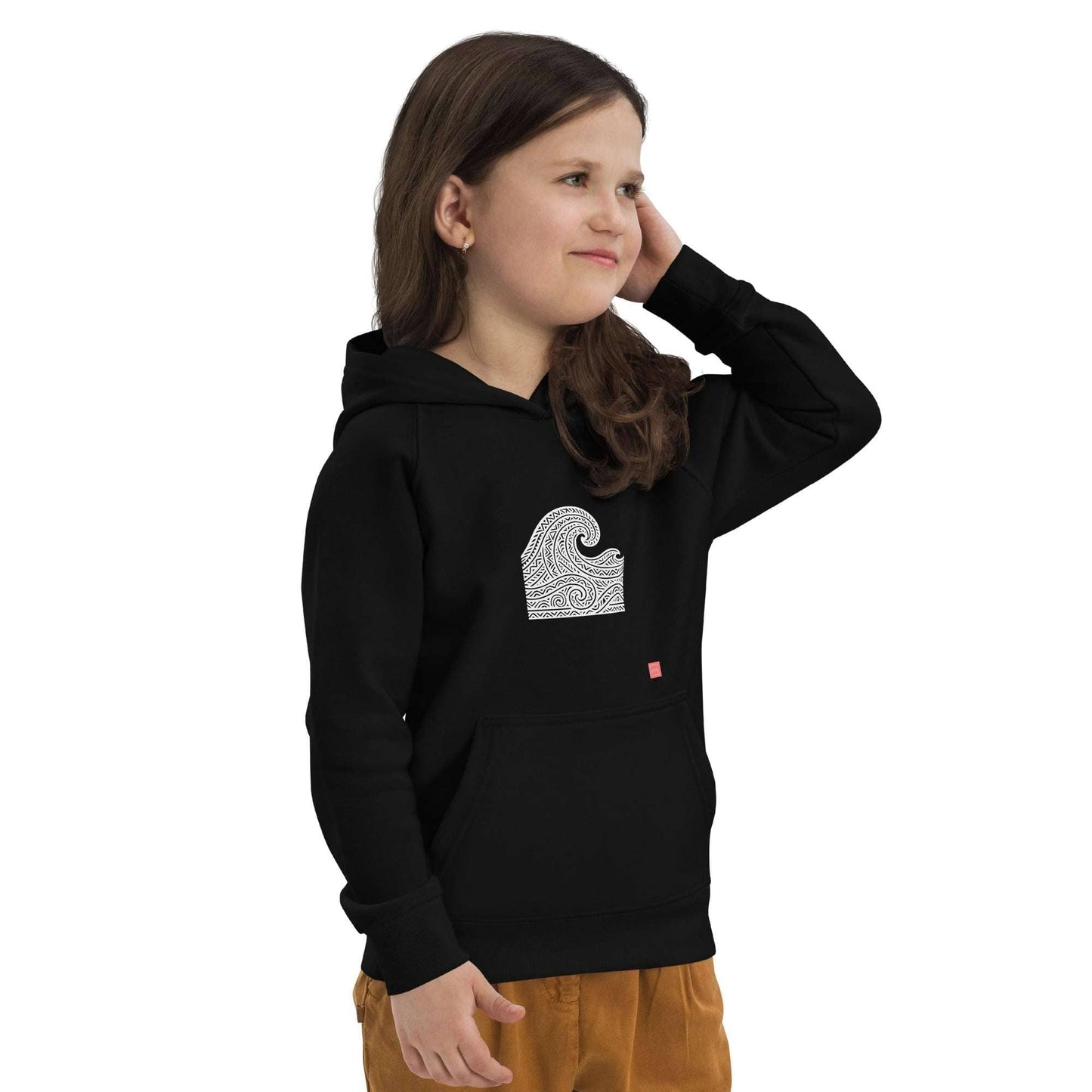 Waves kids eco hoodie - unik.fashion