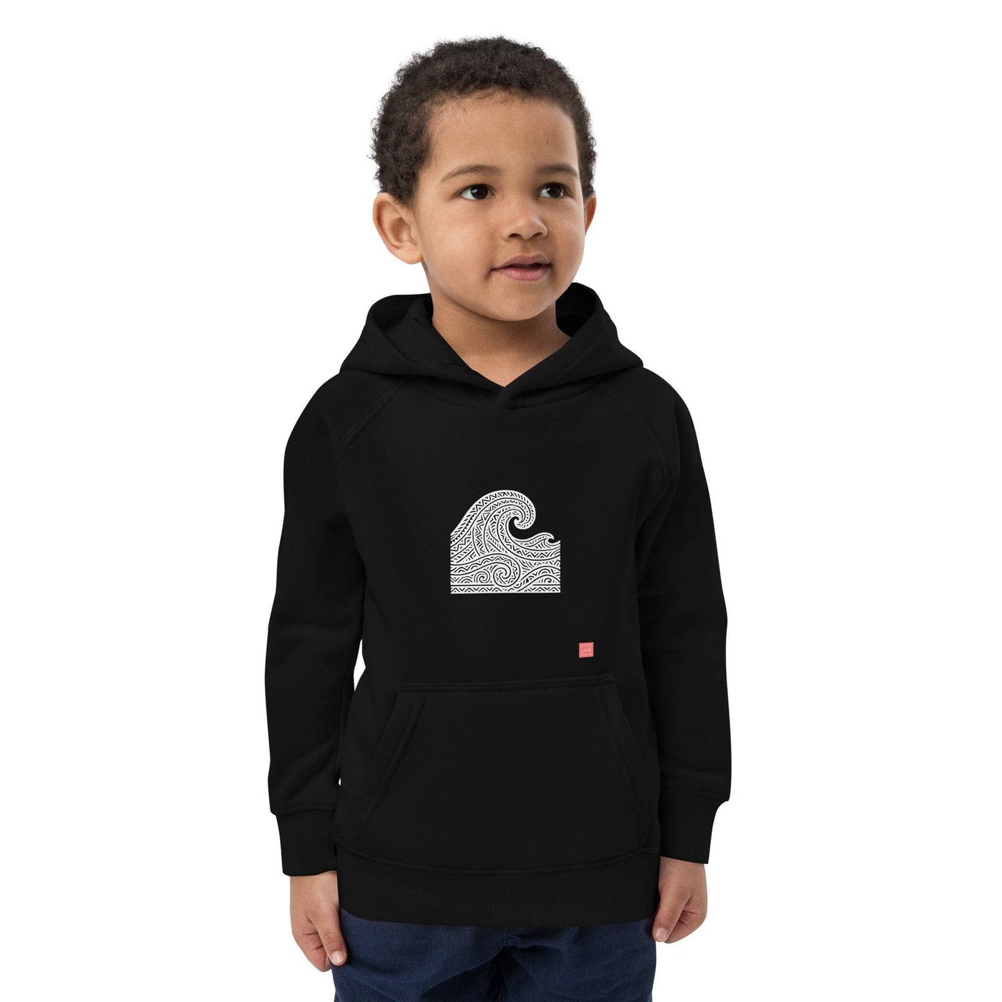 Waves kids eco hoodie - unik.fashion