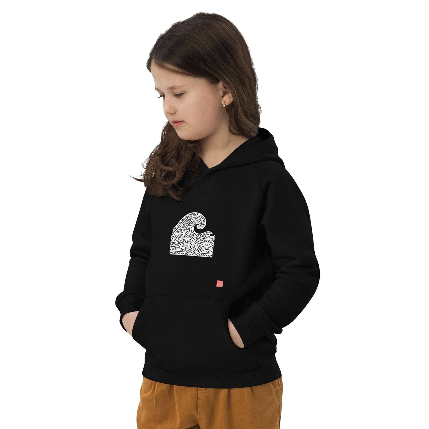 Waves kids eco hoodie - unik.fashion