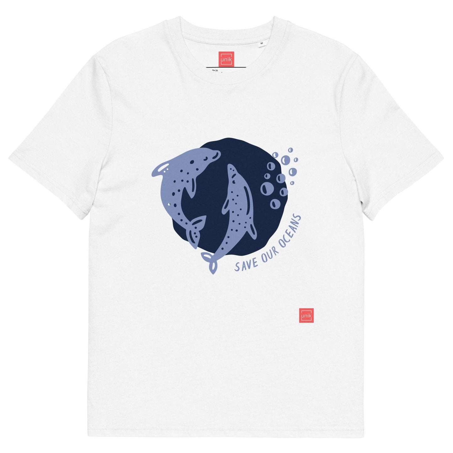 unik.fashion White / S Dolphin t-shirt