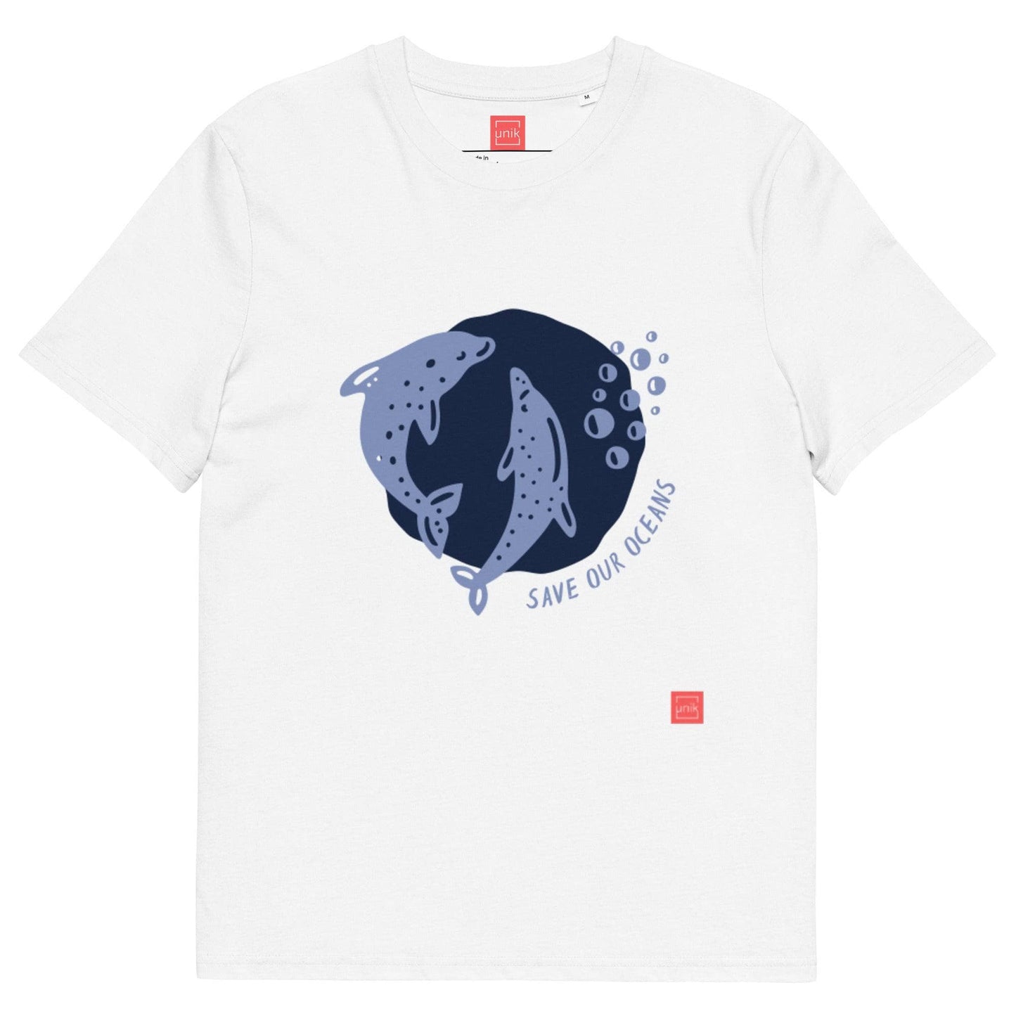 unik.fashion White / S Dolphin t-shirt
