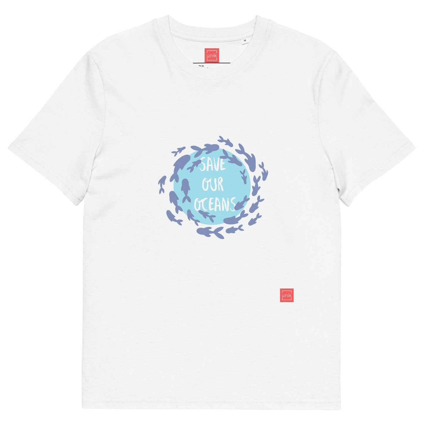 unik.fashion White / S Fish t-shirt