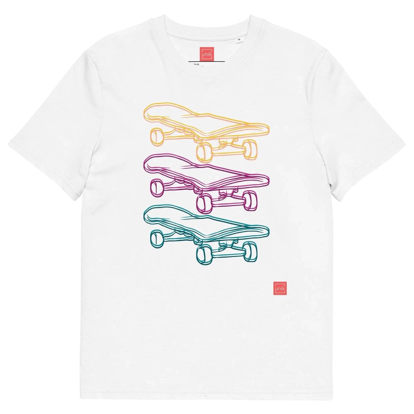 unik.fashion White / S Skate t-shirt