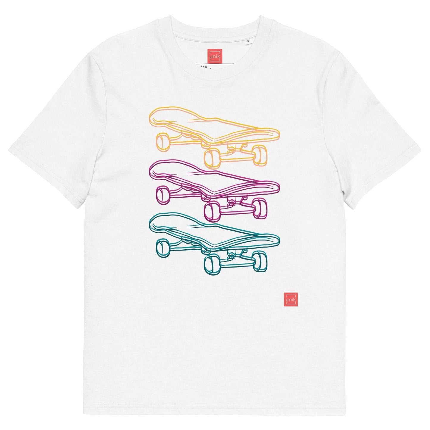 unik.fashion White / S Skate t-shirt