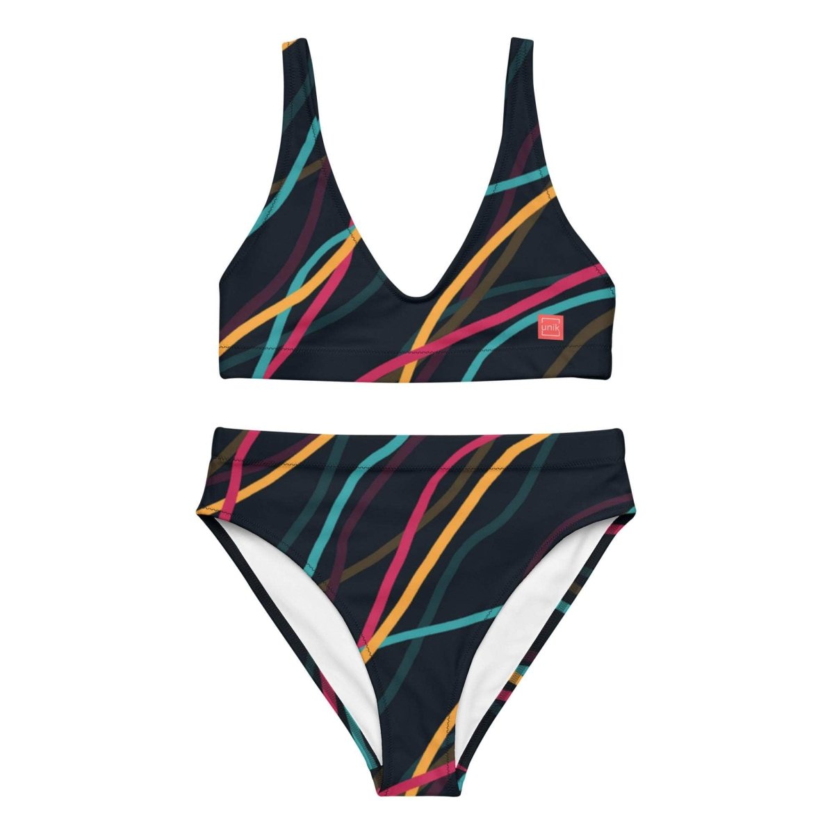 unik.fashion XS Neon Currents high-waisted