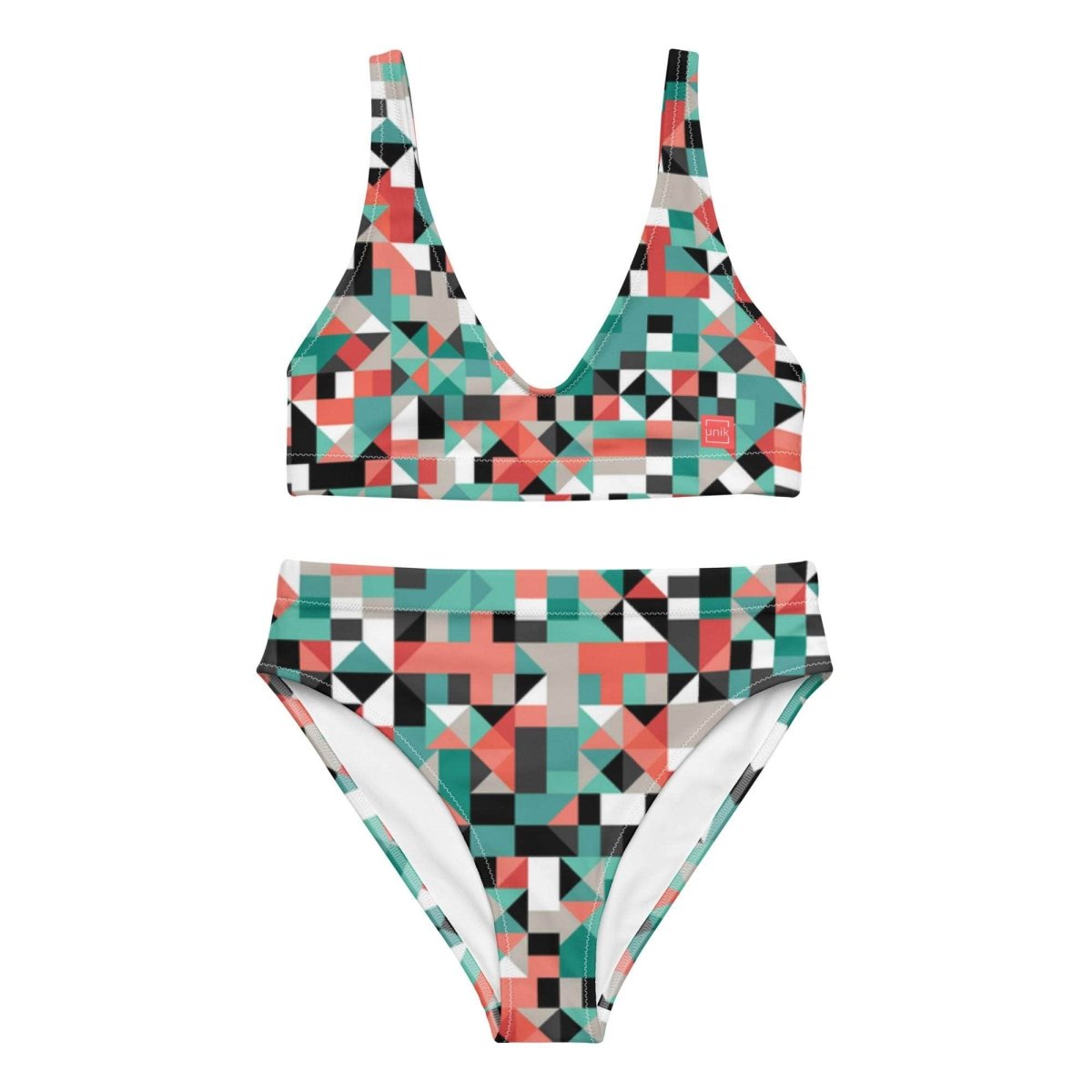 Pixel Clash high-waisted - unik.fashion