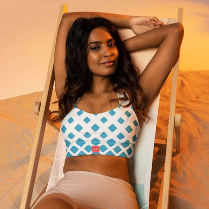 Diamond Drift Sports Bra - unik.fashion