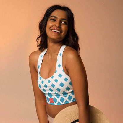 Diamond Drift Sports Bra - unik.fashion