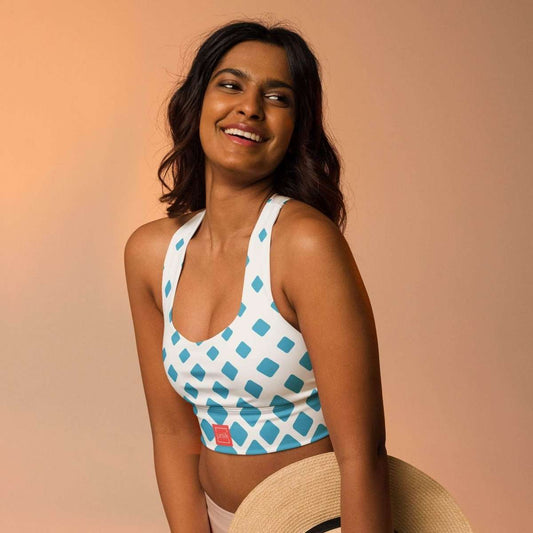 Diamond Drift Sports Bra - unik.fashion
