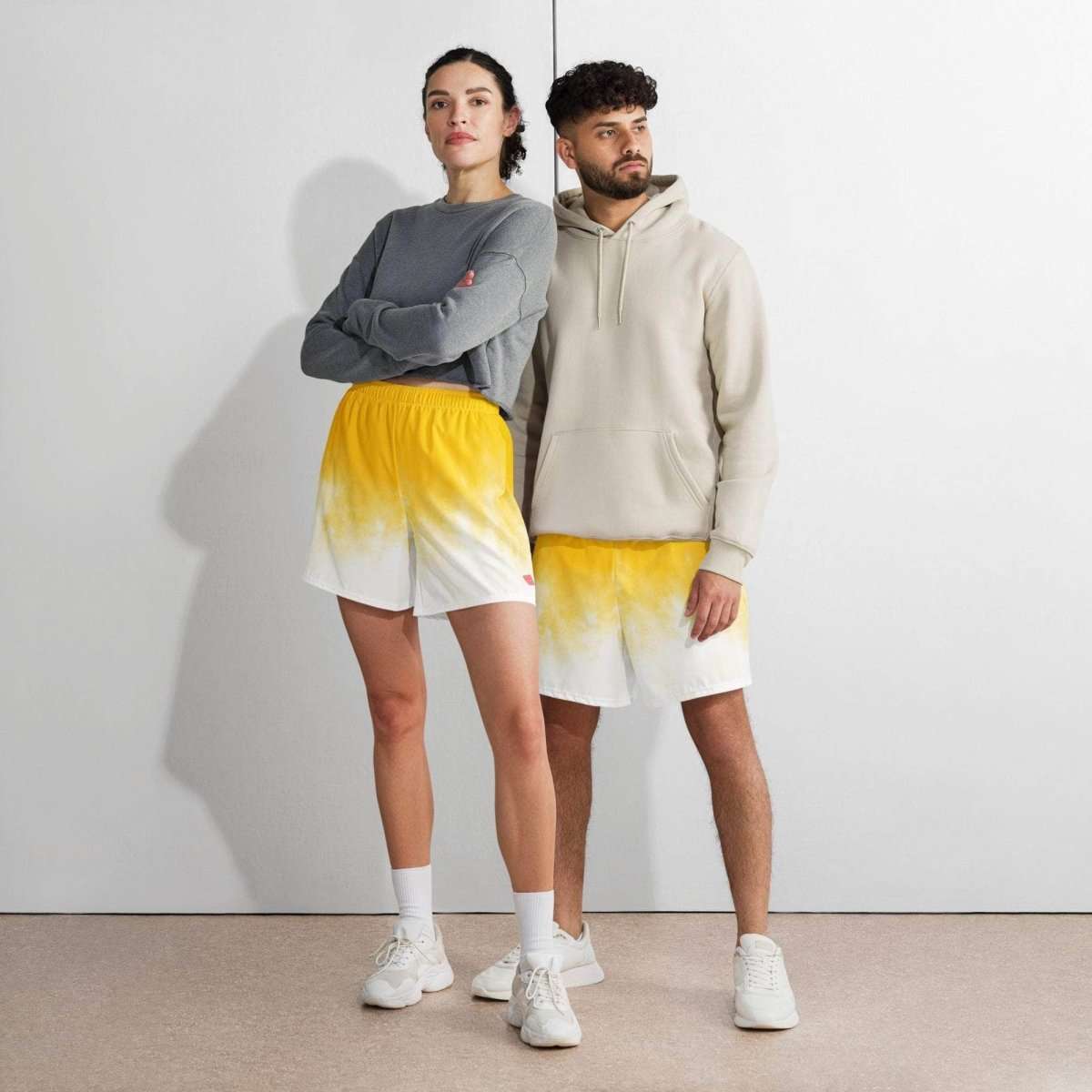 Golden Cloud Long Shorts - unik.fashion