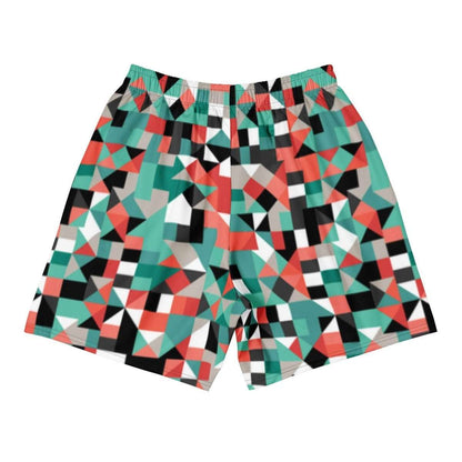 Pixel Clash Long Shorts - unik.fashion
