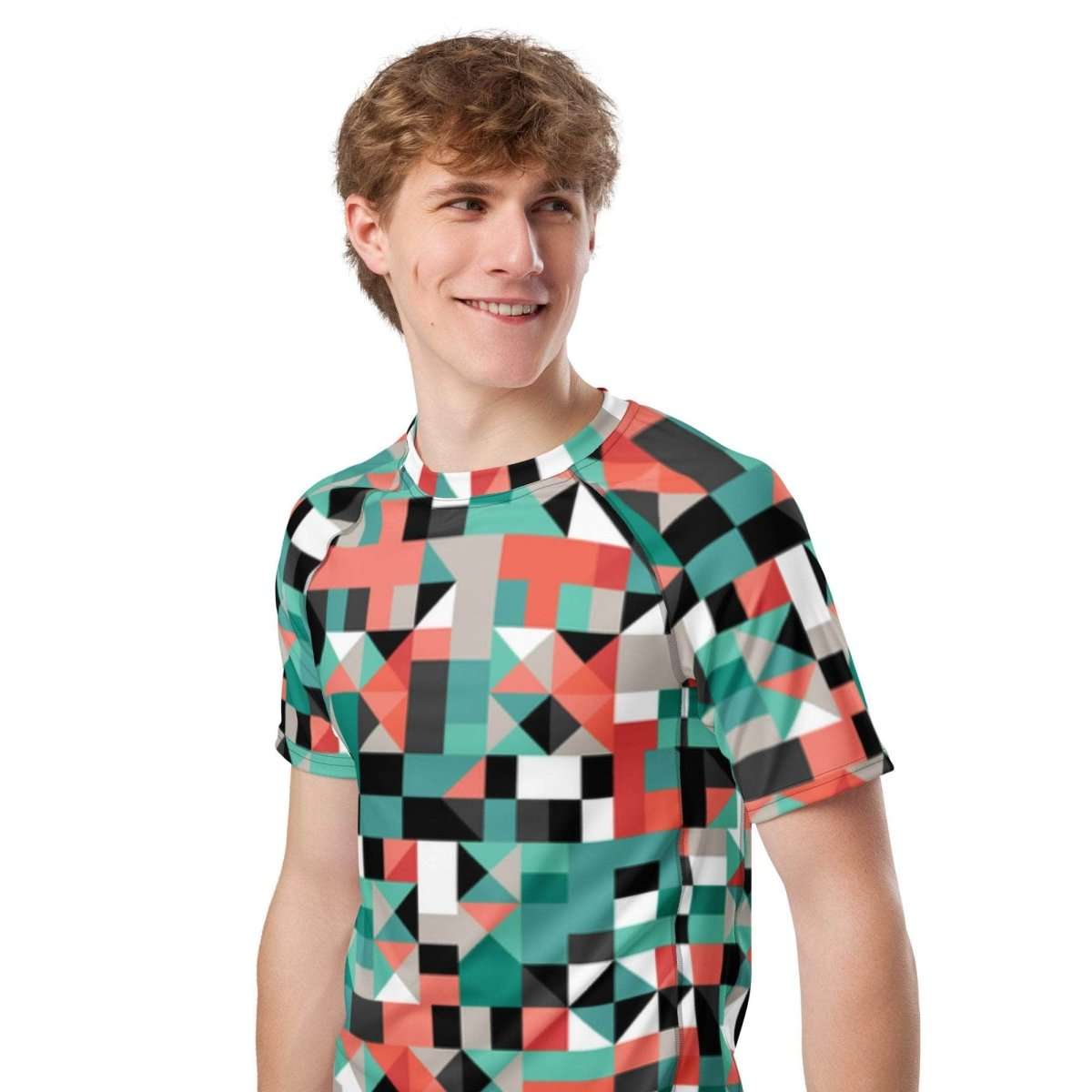 Pixel Clash rash guard - unik.fashion