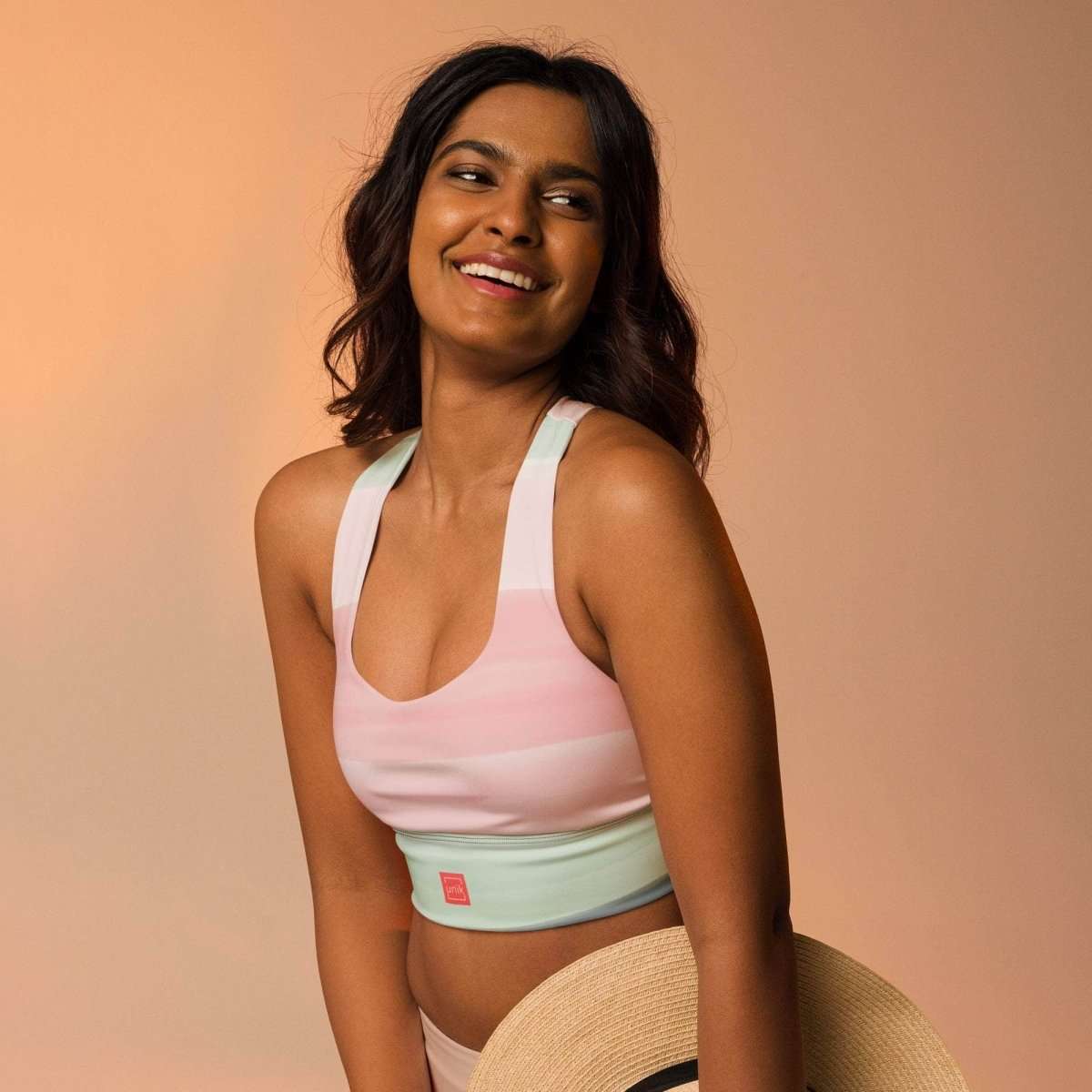Sunset Foam Sports Bra - unik.fashion