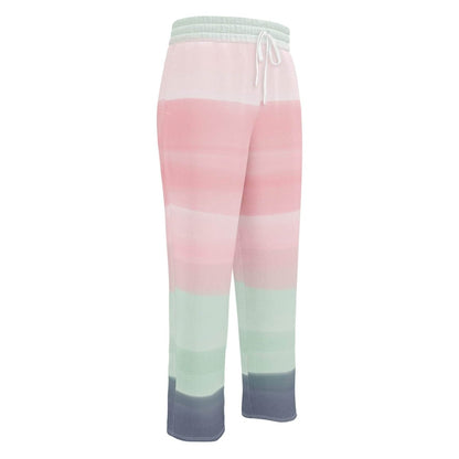 Sunset Foam Wide-leg joggers - unik.fashion