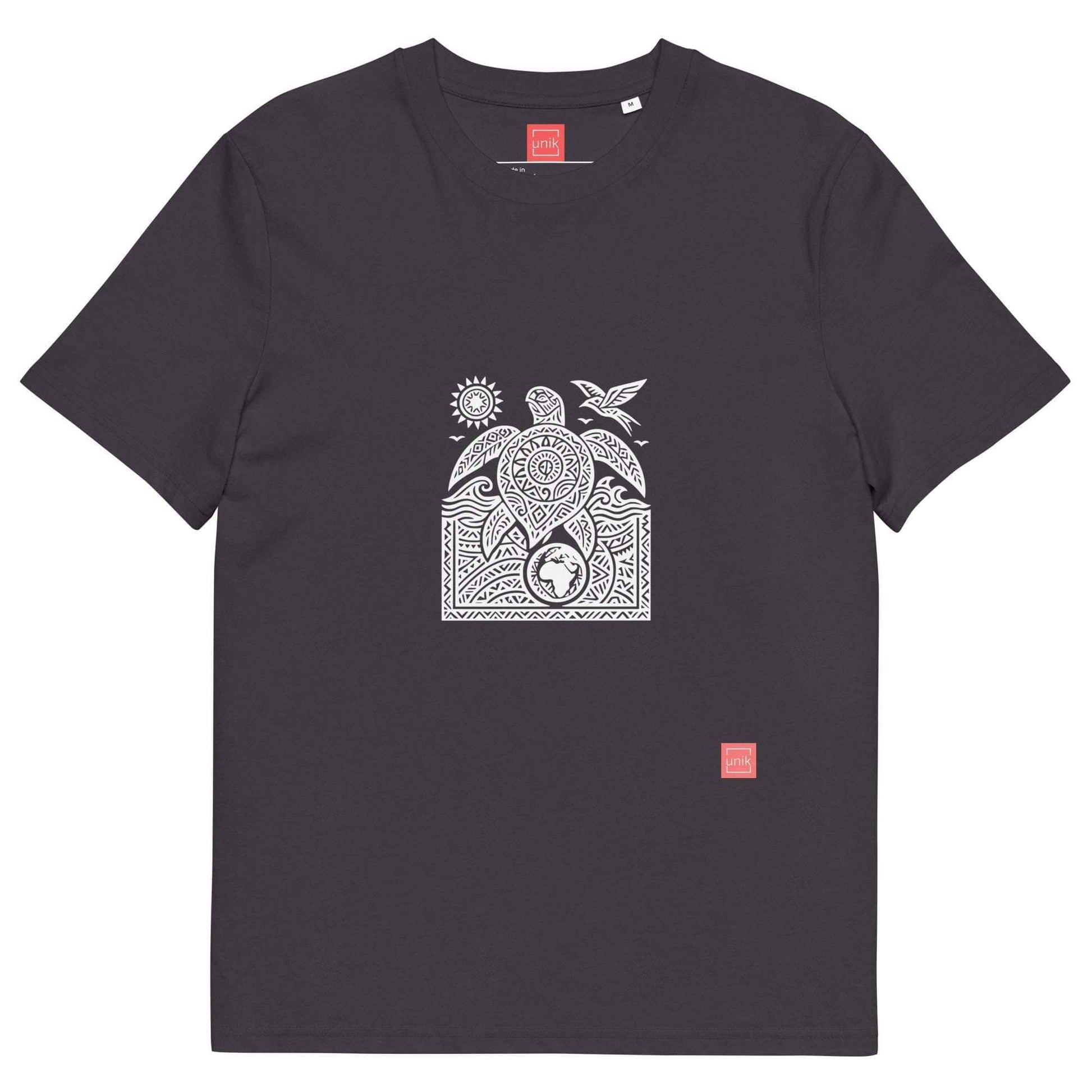 unik.fashion Anthracite / S Turtle t-shirt