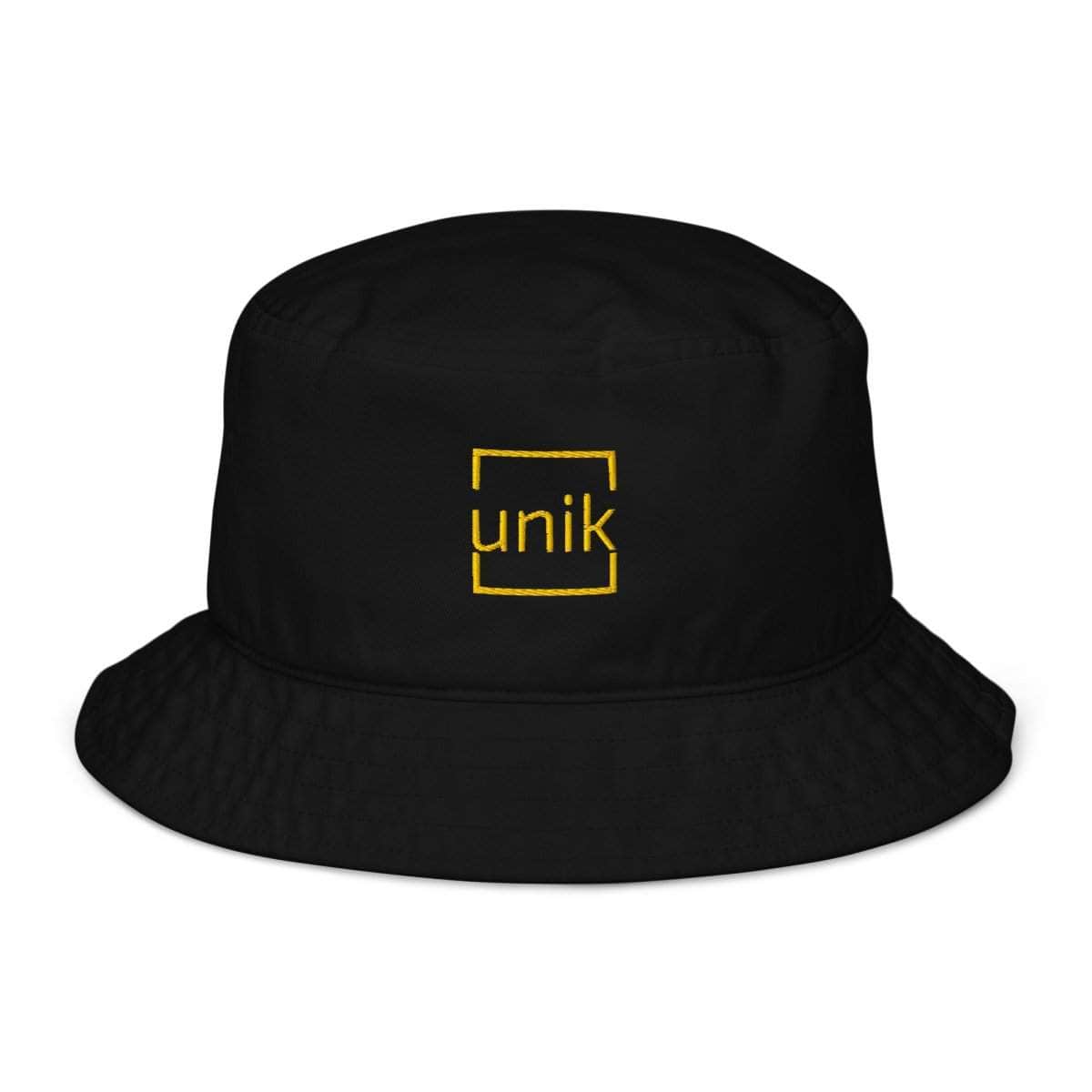 unik.fashion Black Clean bucket hat