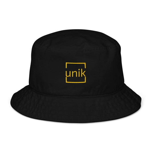 unik.fashion Black Clean bucket hat