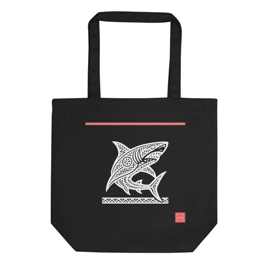 unik.fashion Black Shark Tote Bag
