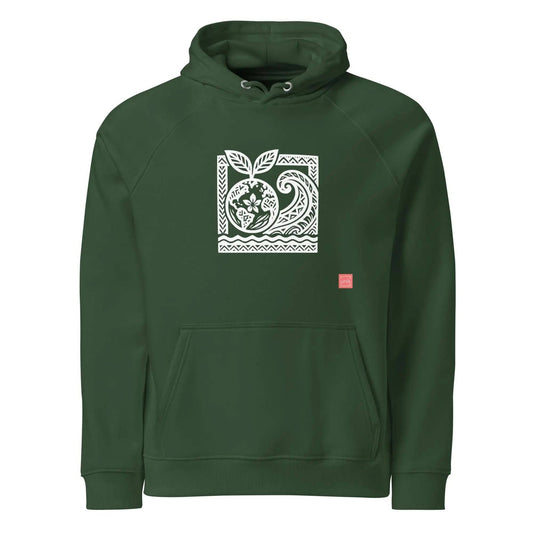 unik.fashion Bottle green / XS Earth hoodie