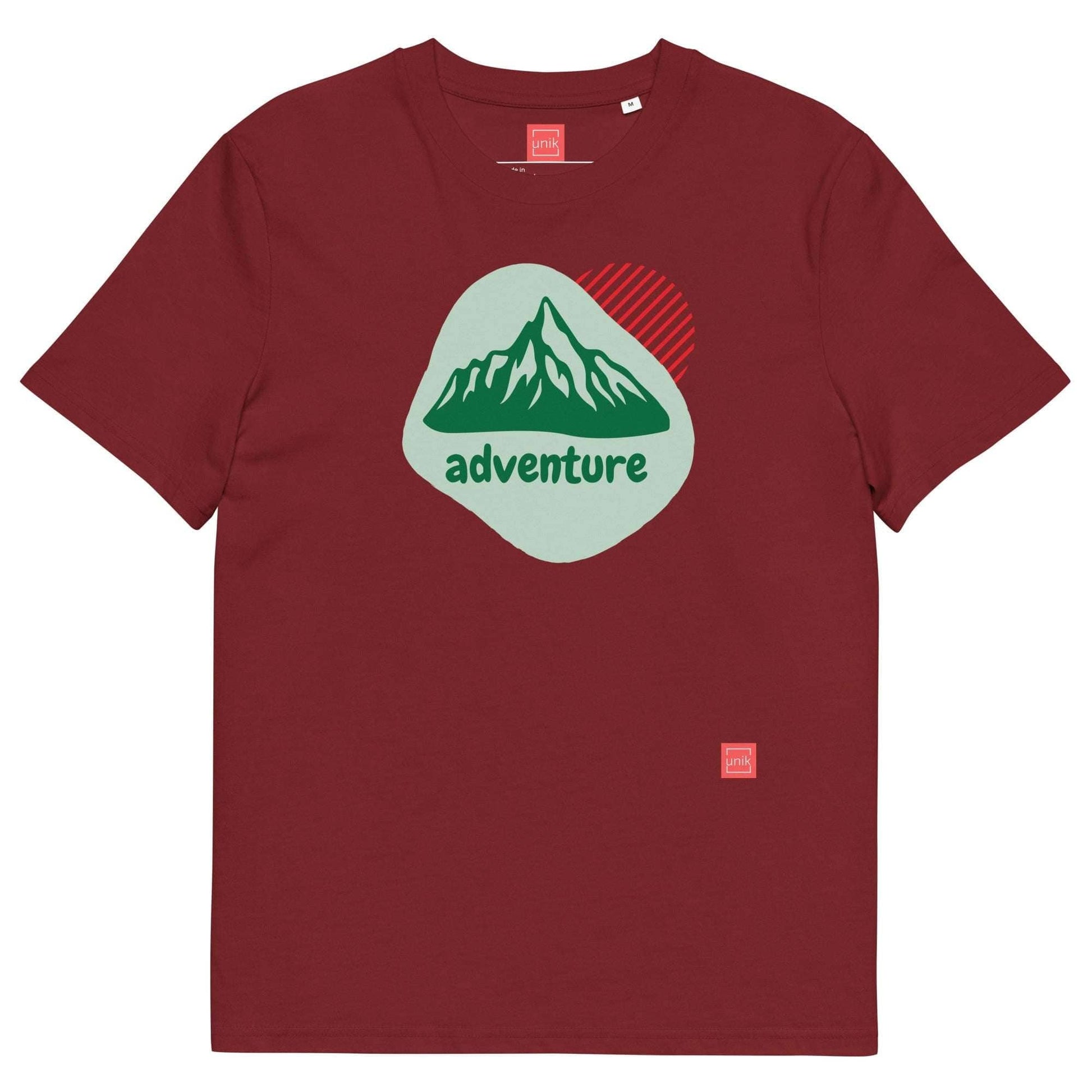 unik.fashion Burgundy / S Adventure t-shirt