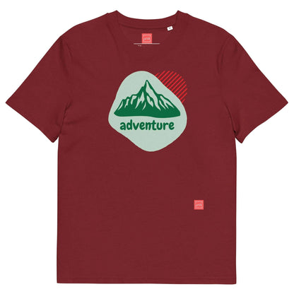 unik.fashion Burgundy / S Adventure t-shirt