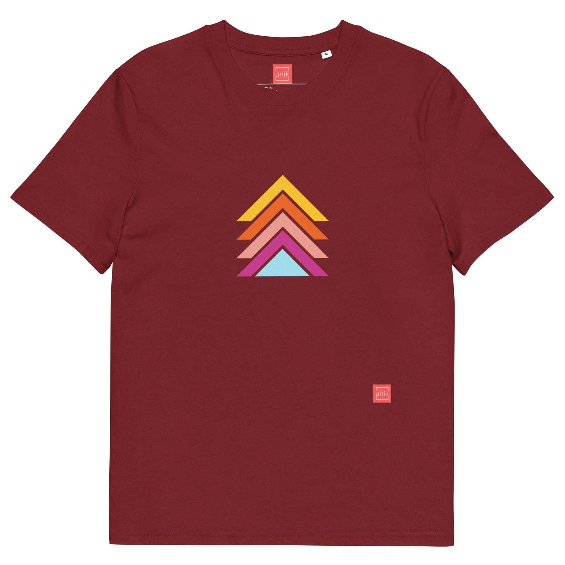 unik.fashion Burgundy / S Arrows t-shirt