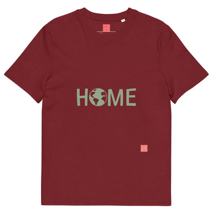 unik.fashion Burgundy / S Home t-shirt