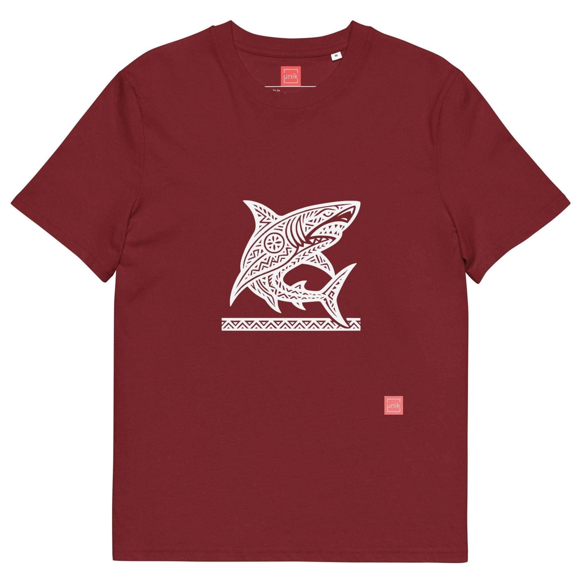 unik.fashion Burgundy / S Shark t-shirt