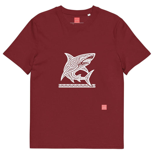 unik.fashion Burgundy / S Shark t-shirt