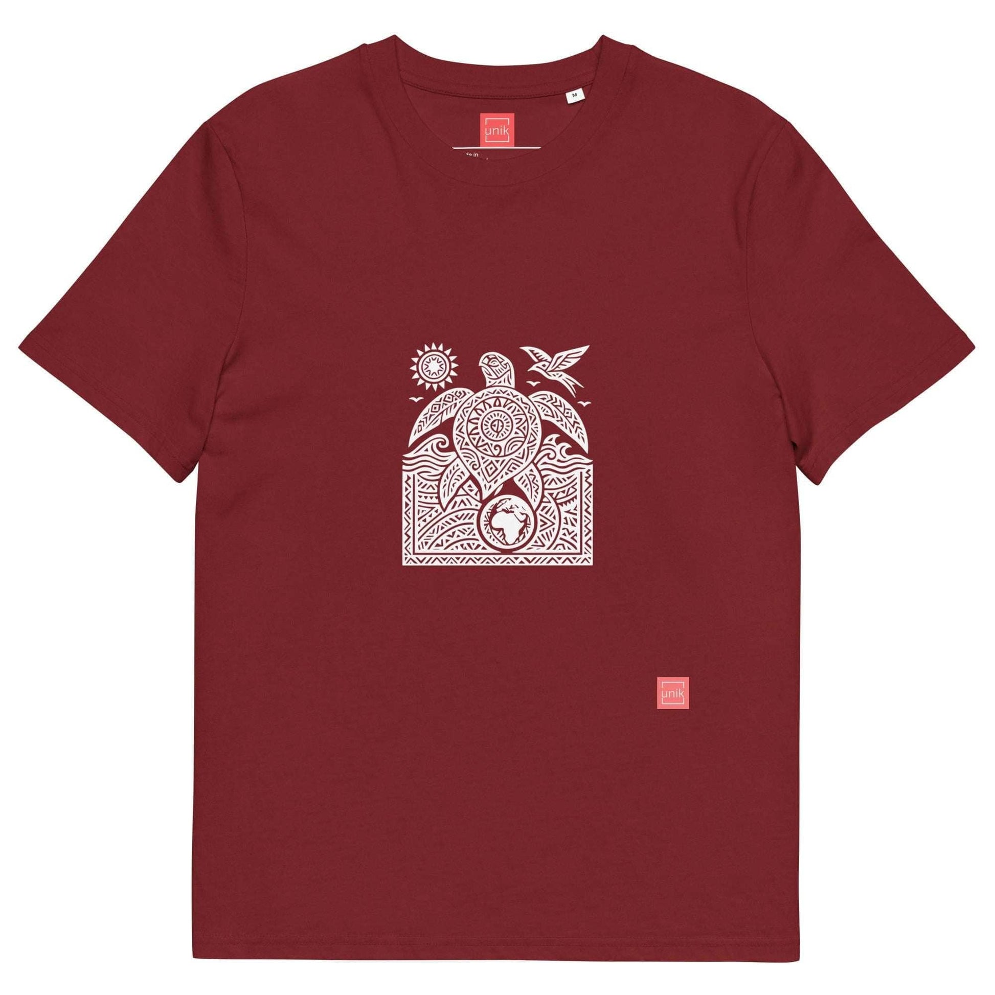 unik.fashion Burgundy / S Turtle t-shirt