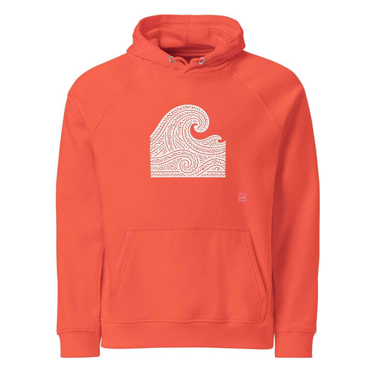 unik.fashion Burnt Orange / XS Waves hoodie