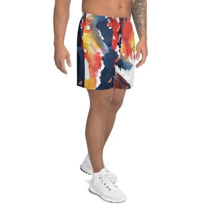 Color Splah Long Shorts - unik.fashion