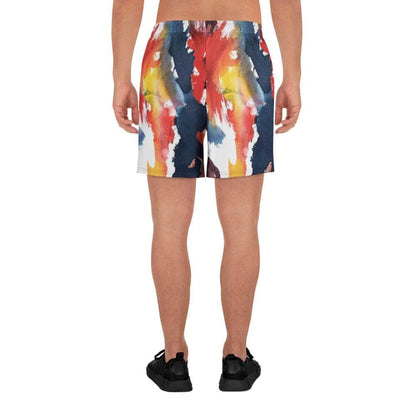 Color Splah Long Shorts - unik.fashion