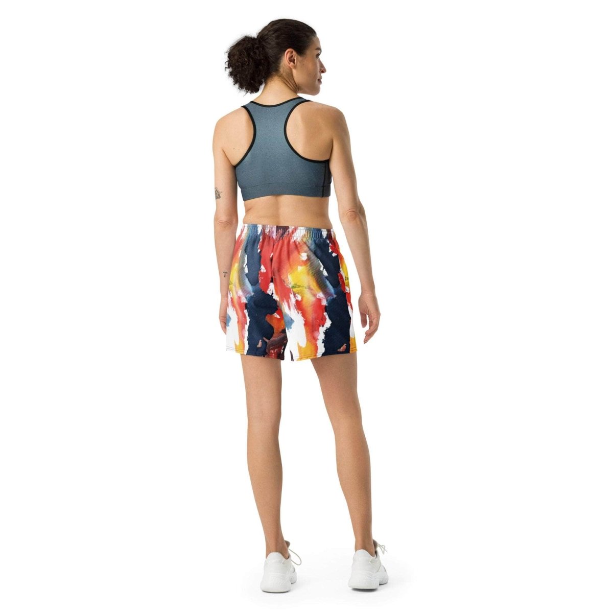 Color Splah Long Shorts - unik.fashion