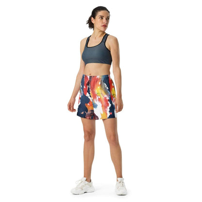 Color Splah Long Shorts - unik.fashion