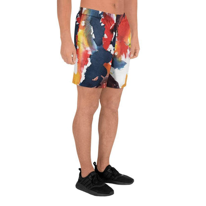 Color Splah Long Shorts - unik.fashion